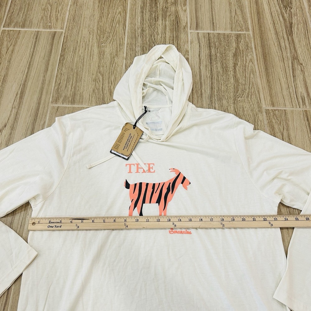 Swannies Golf "The Goat" Tiger Woods Graphic Golf Hoodie white Mens 2XL New - Picture 9 of 9
